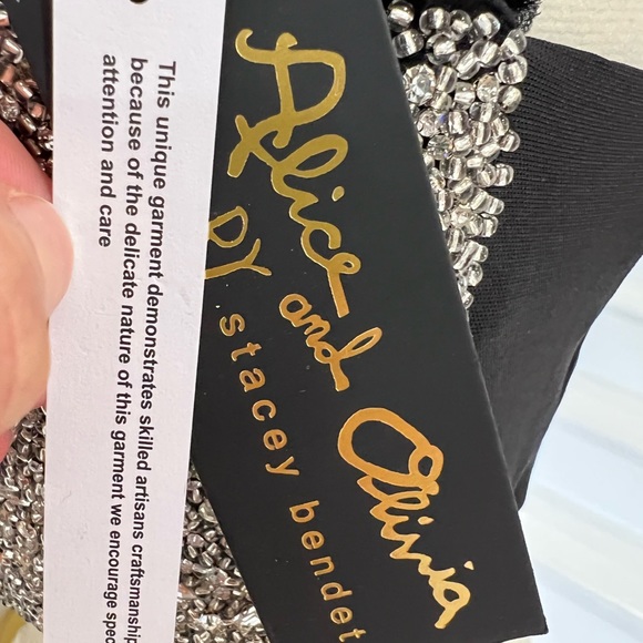 Alice and Olivia Carli Embellished Bra Top - Picture 7 of 11